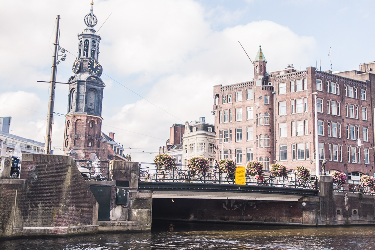Amsterdam Canal Boat Ride Views of City Bridges