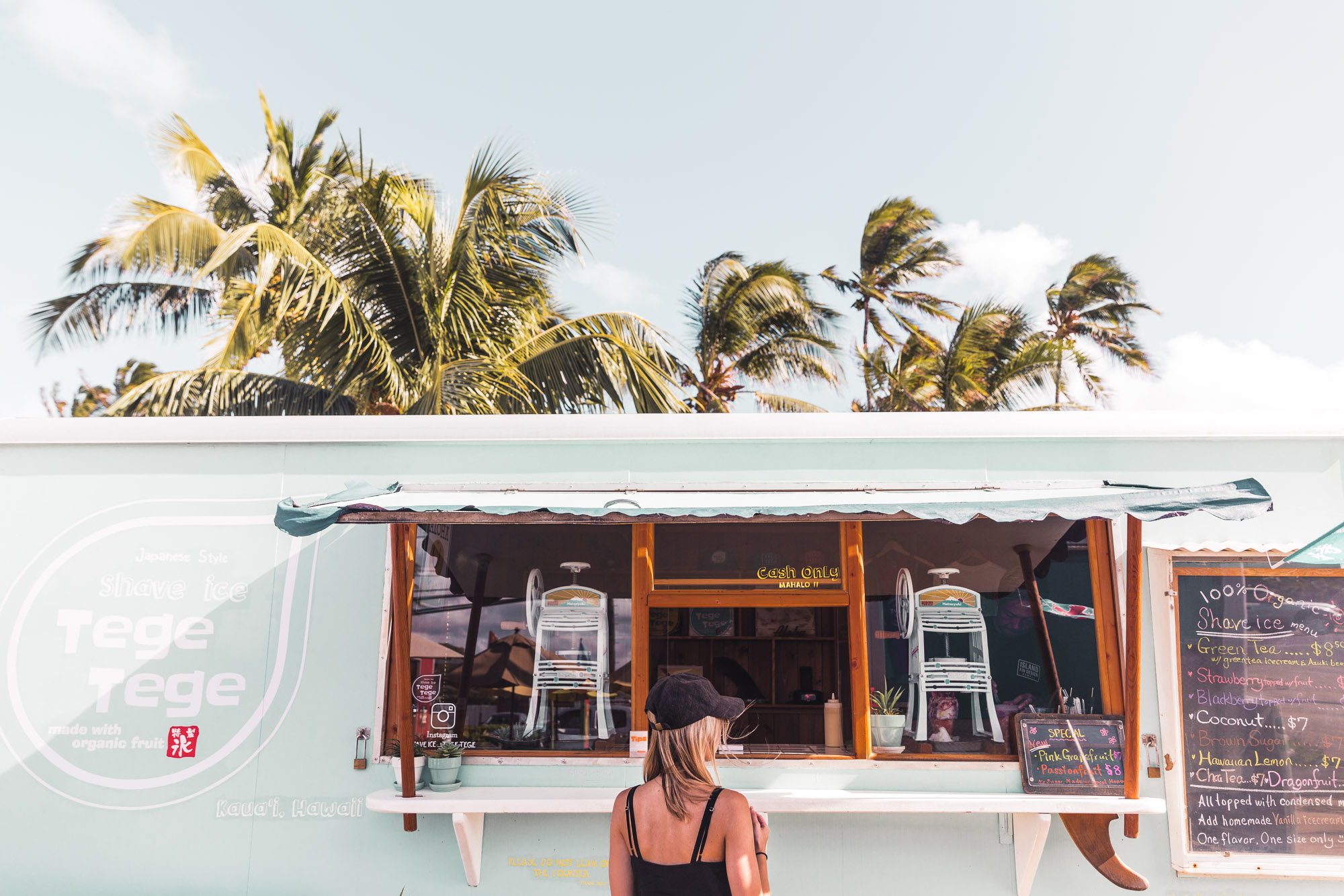Tege Tege Shave Ice Truck For Delicious Organic Fruit Ice Kauai Hawaii Travel Guide via Find Us Lost