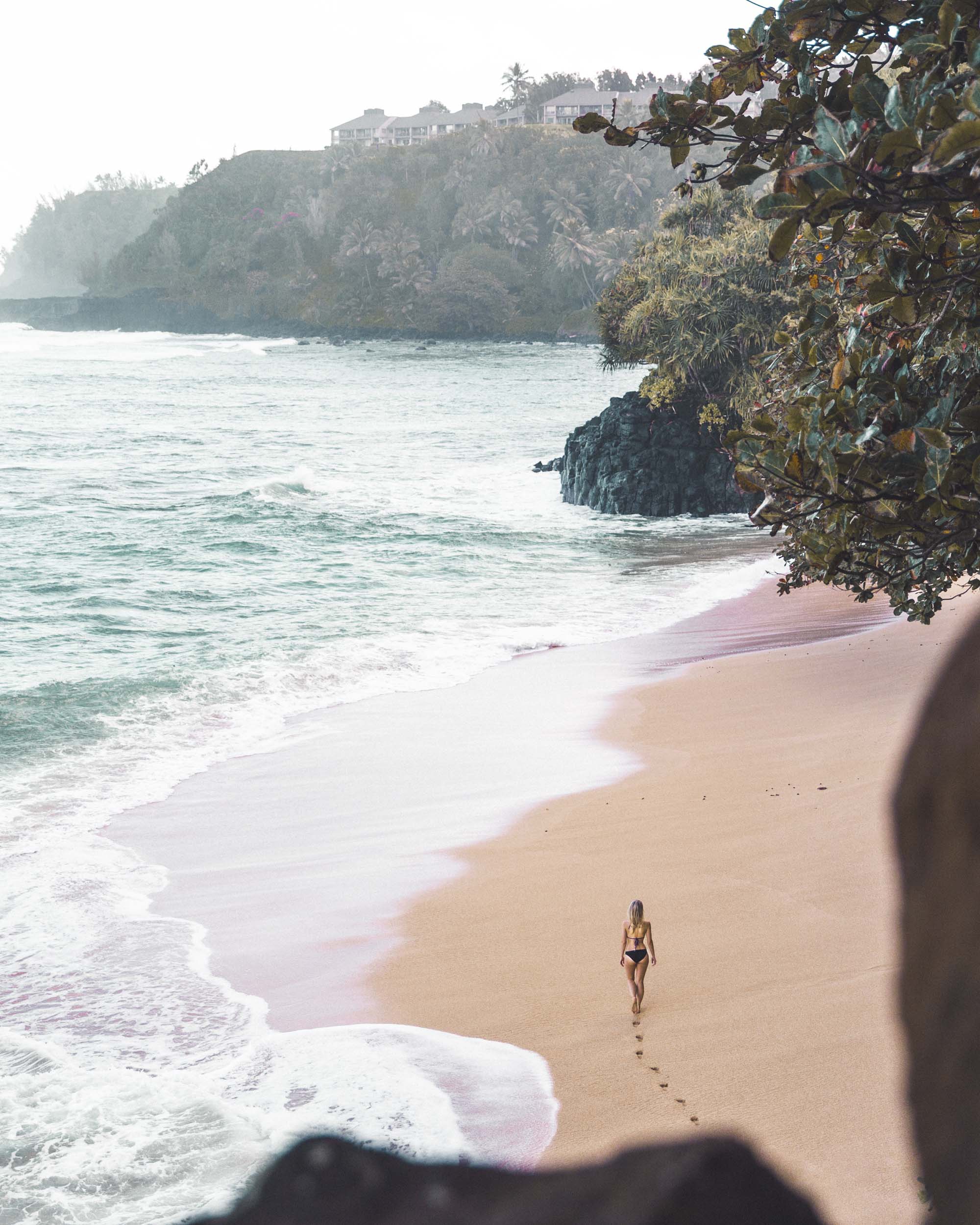 Hideaways Beach in Hanalei Hawaii Kauai Travel Guide via Find Us Lost Selena Taylor