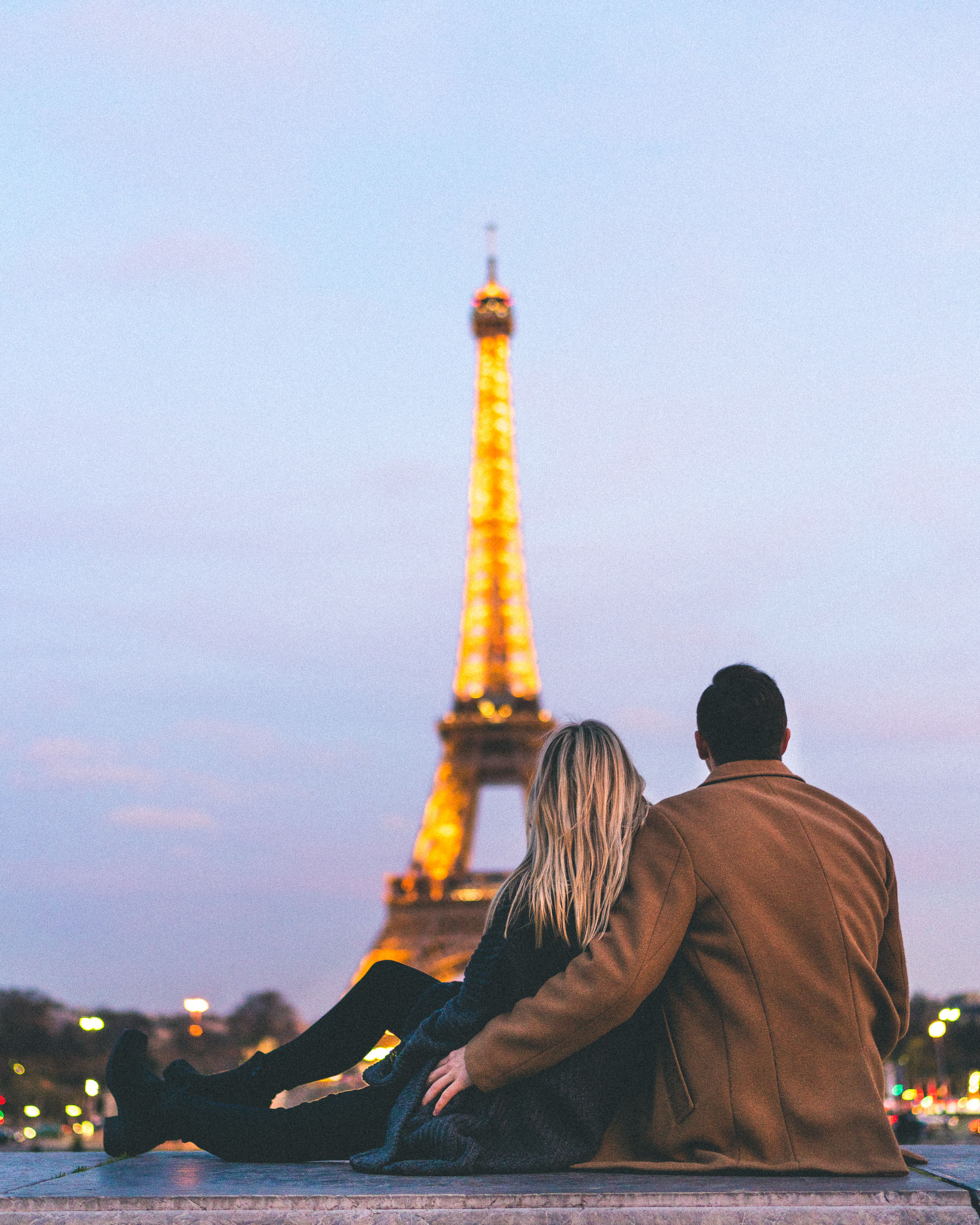 The eiffel tower at sunset - romantic paris activities - Complete Paris Travel Guide