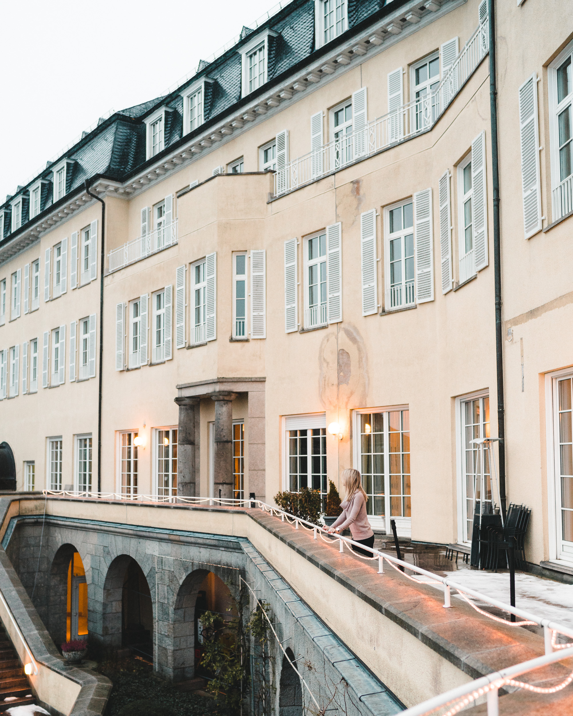 famous castle palace hotel Steigenberger Grandhotel Petersburg in germany near bonn cologne