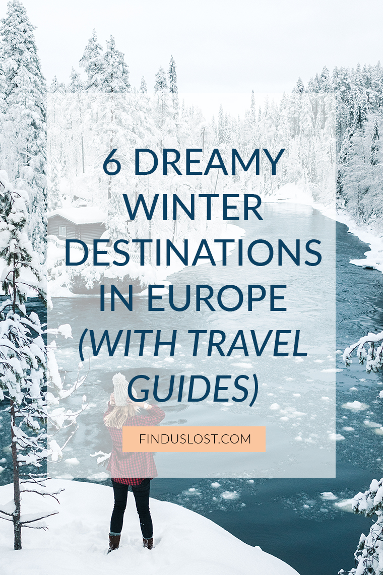 6 Dreamy Winter Destinations in Europe with Travel Guides via @finduslost