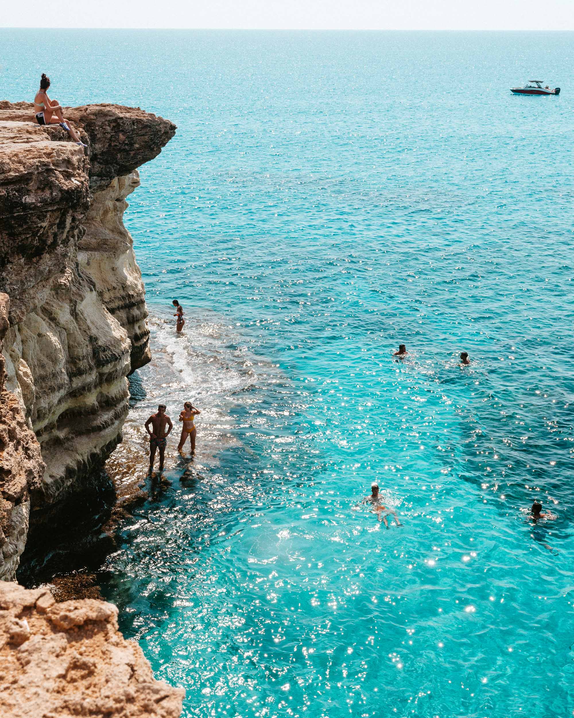 Sea caves in Paphos Cyprus via @finduslost