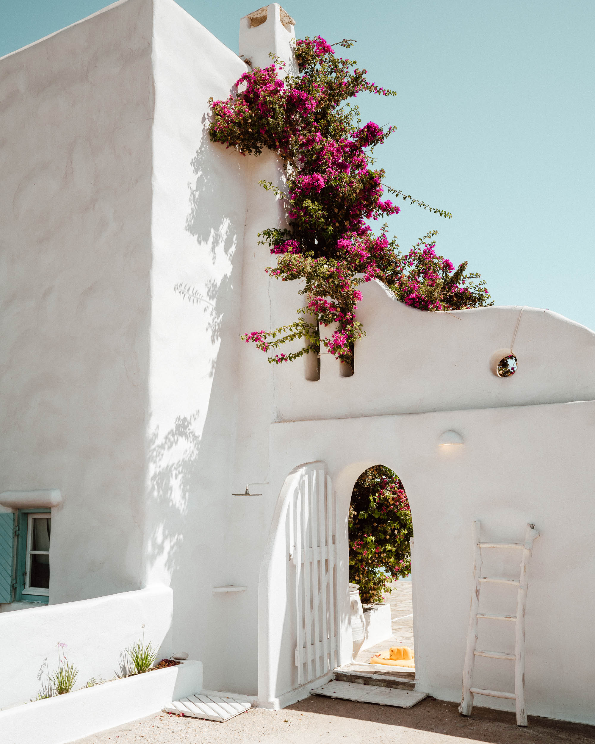 Our rental house in Paros, Greece via @finduslost