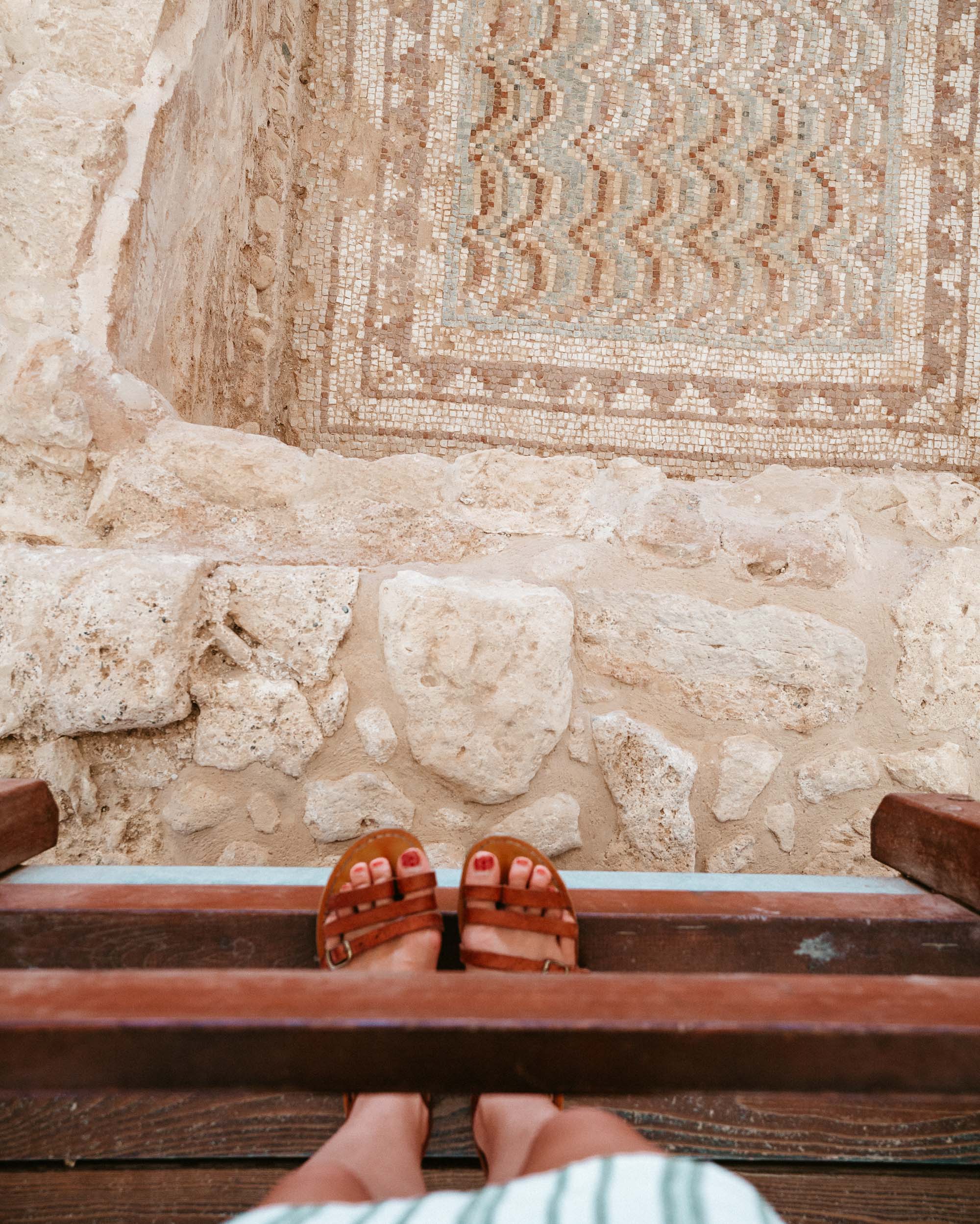 Paphos mosaic archaeological park and views of Cyprus via @finduslost