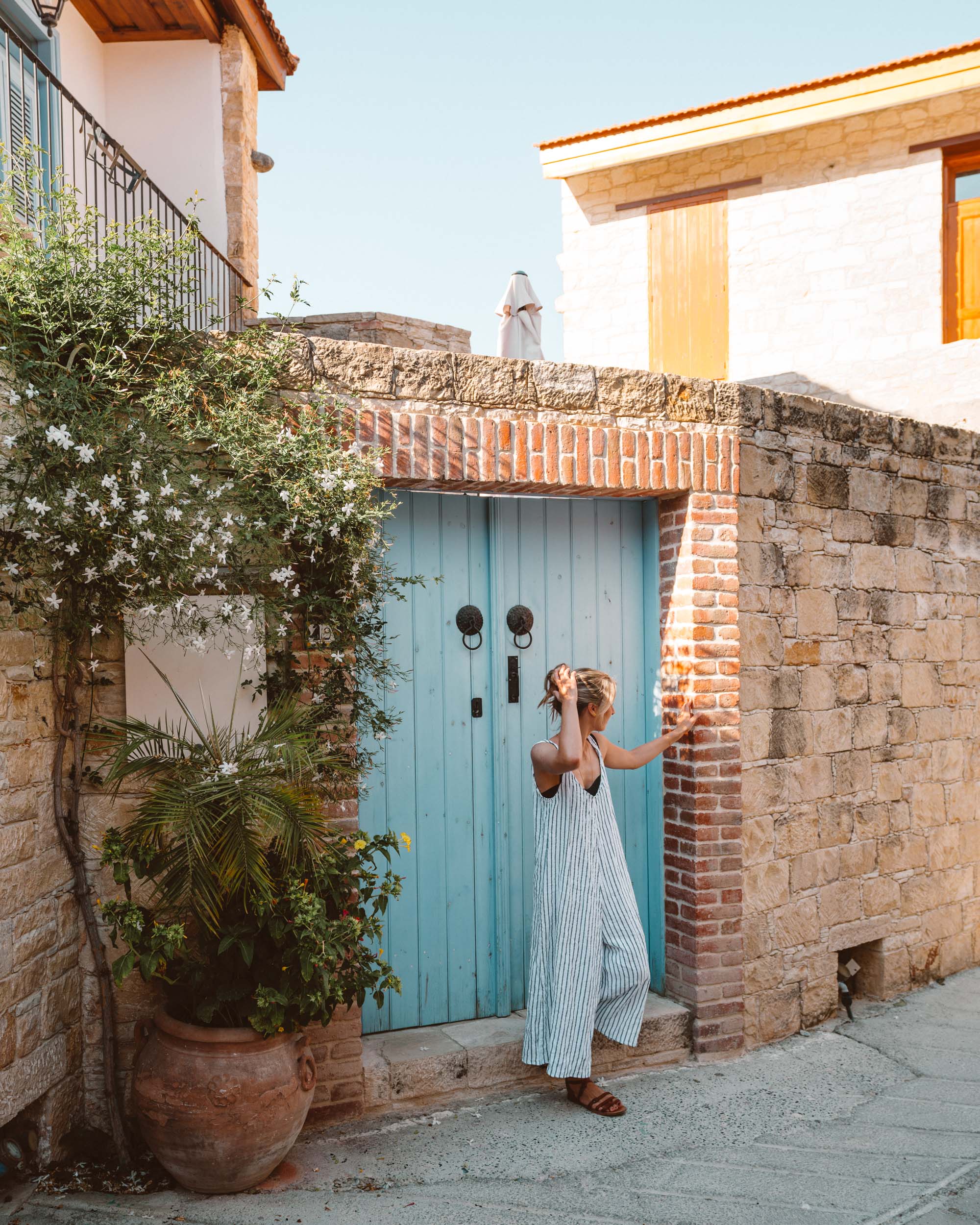 Cypriot doors in Omodos Village Cyprus via @finduslost
