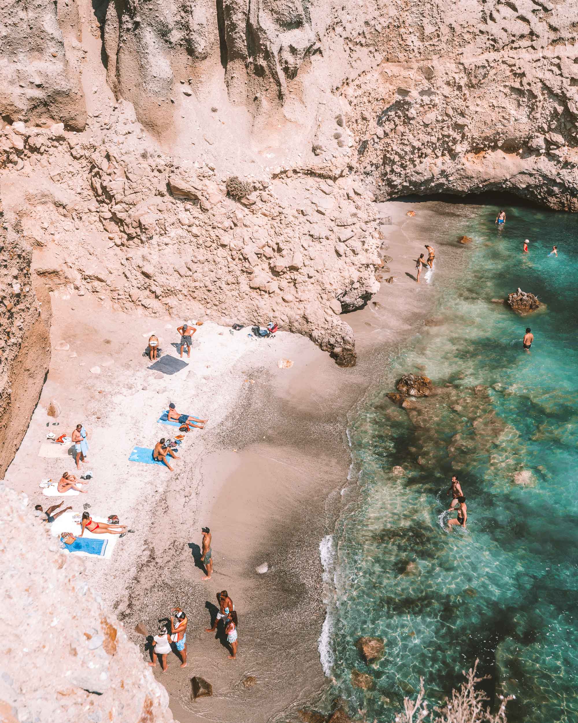 Tsigrado Beach, Milos Greece Travel Guide via Find Us Lost