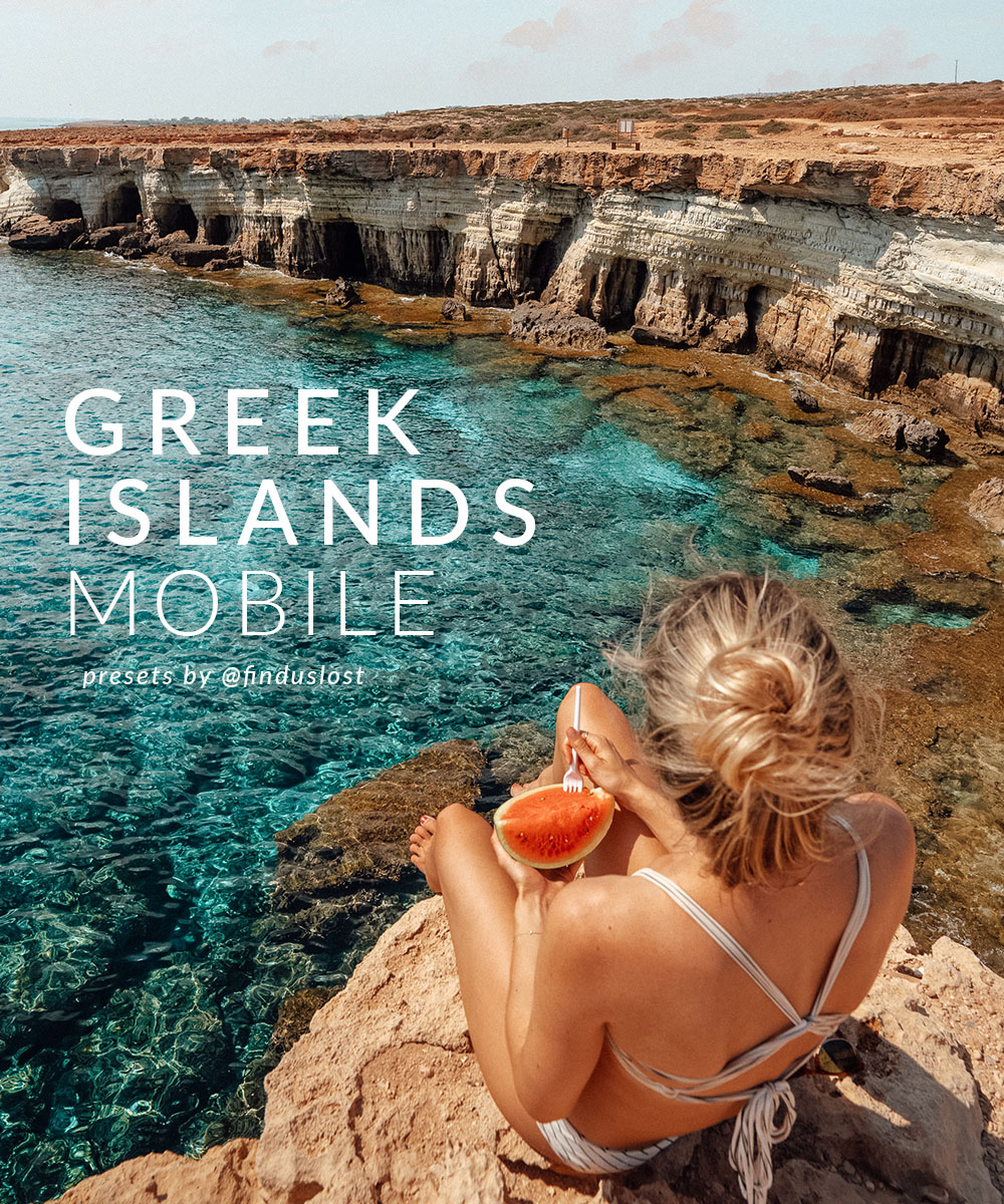 Find Us Lost Greek Islands Lightroom Mobile Preset Collection