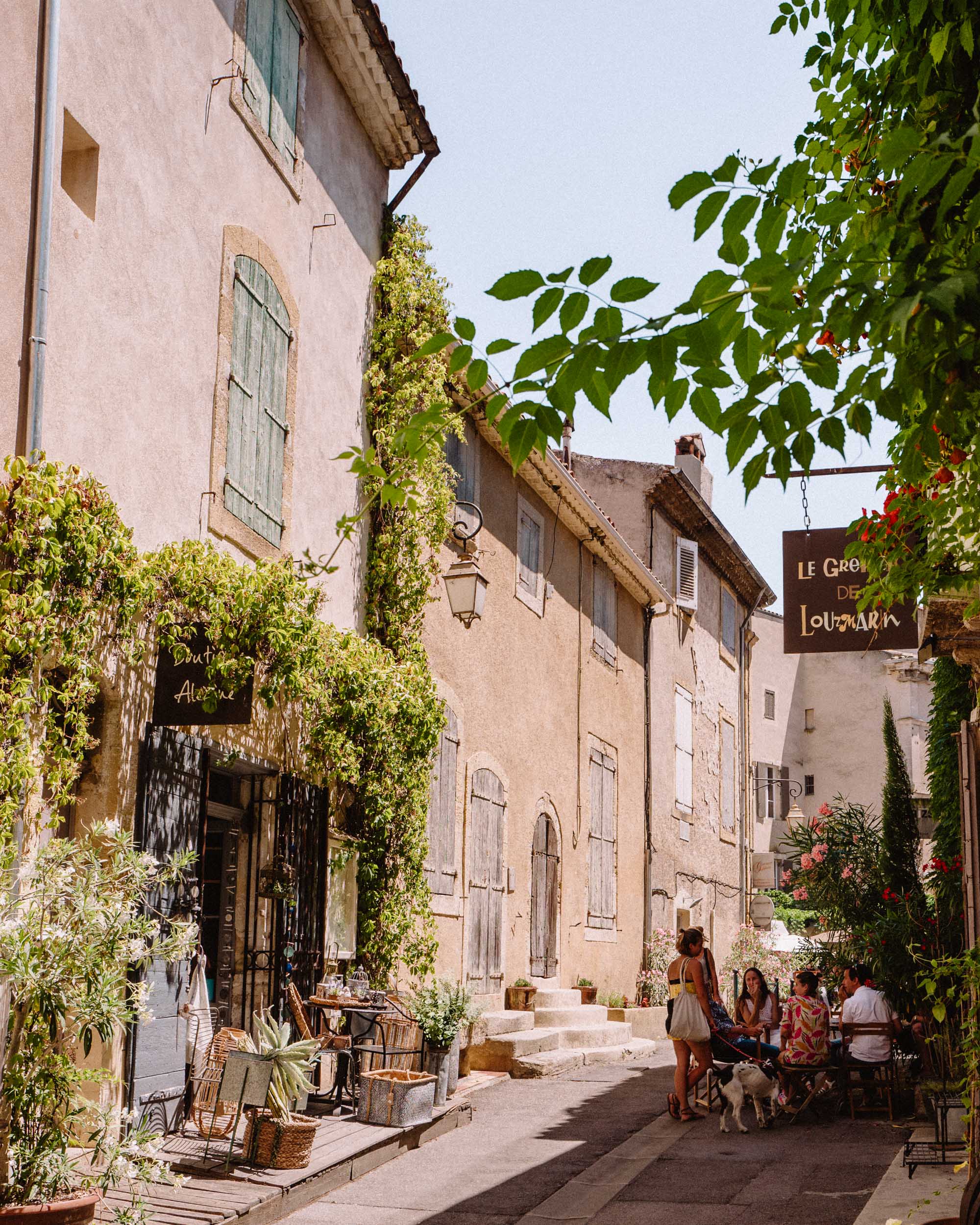 Lourmarin town in Provence France