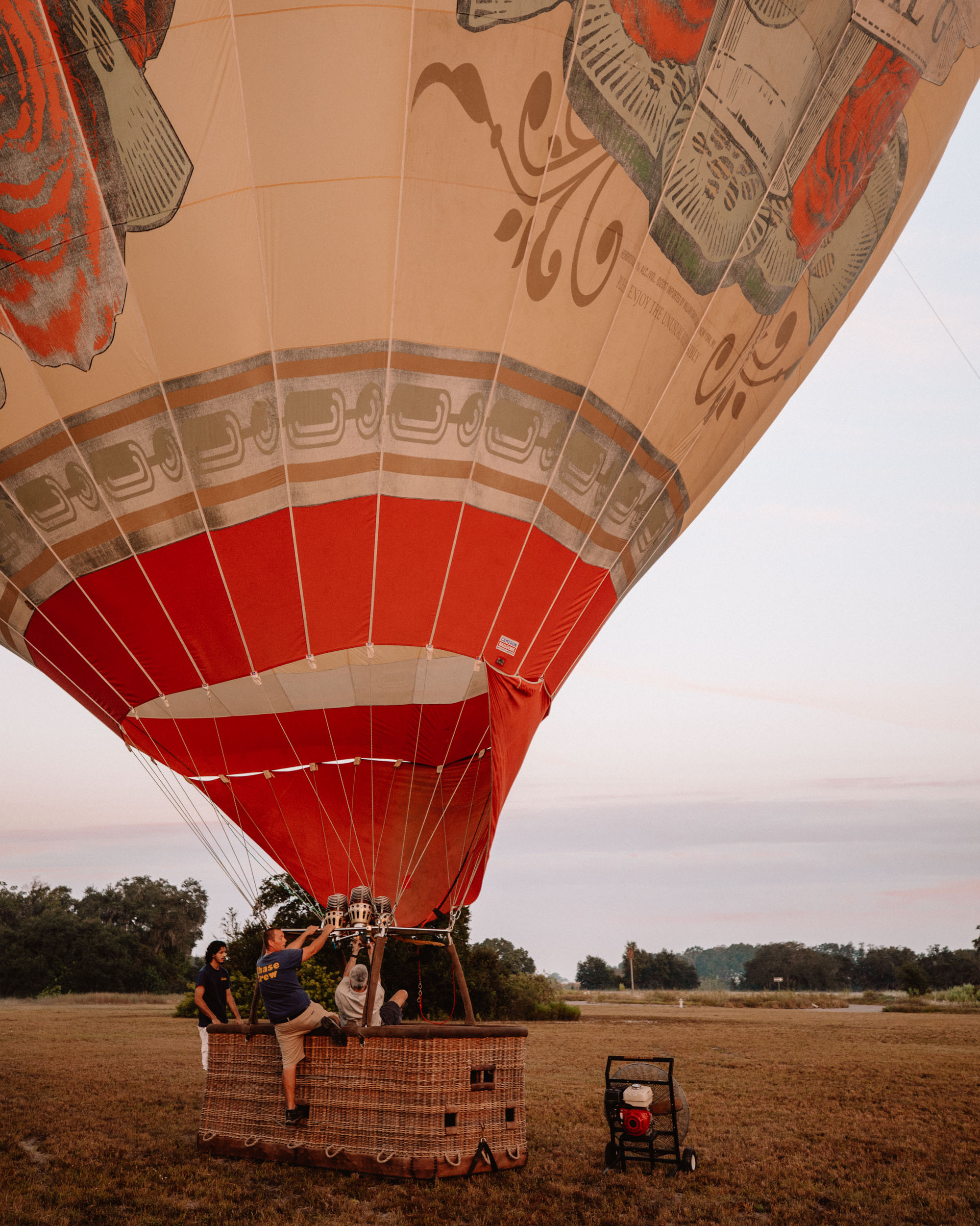 Hot air balloon ride with Orlando Balloon in Kissimmee Florida