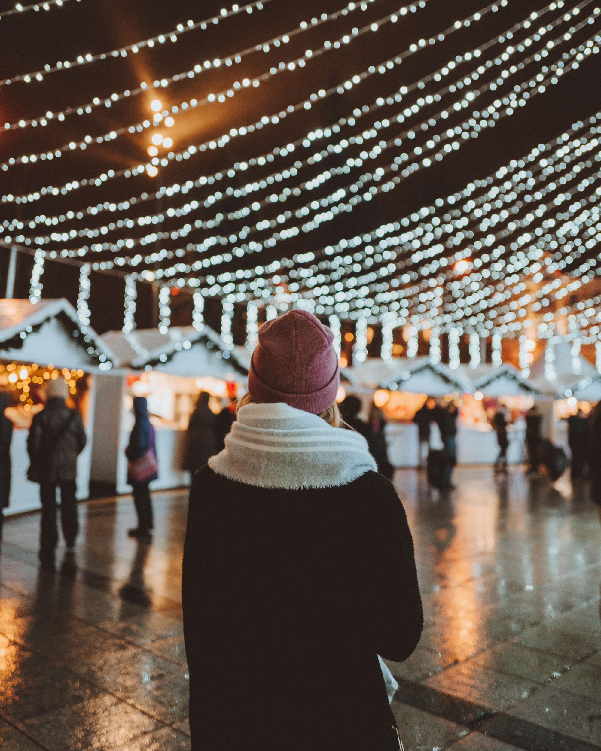 Vilnius Christmas Market in Cathedral Square in Winter via @finduslost