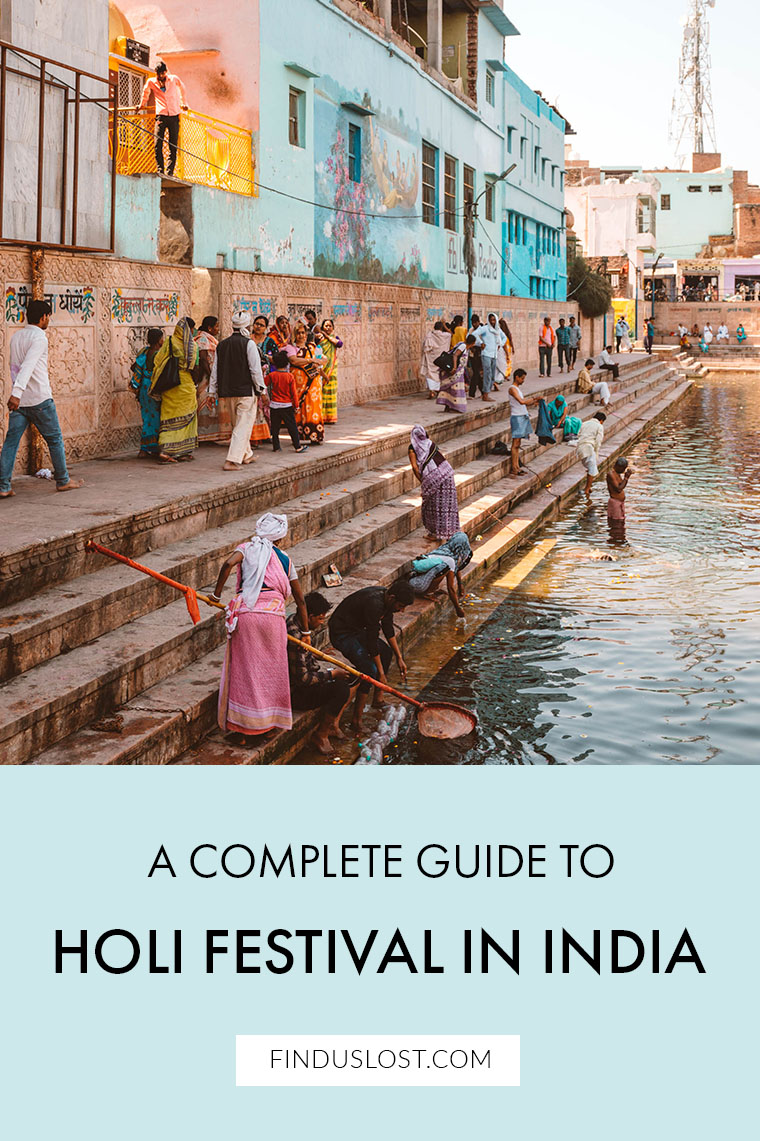 A Guide to Holi Festival in India | Vrindavan and Mathura via Find Us Lost