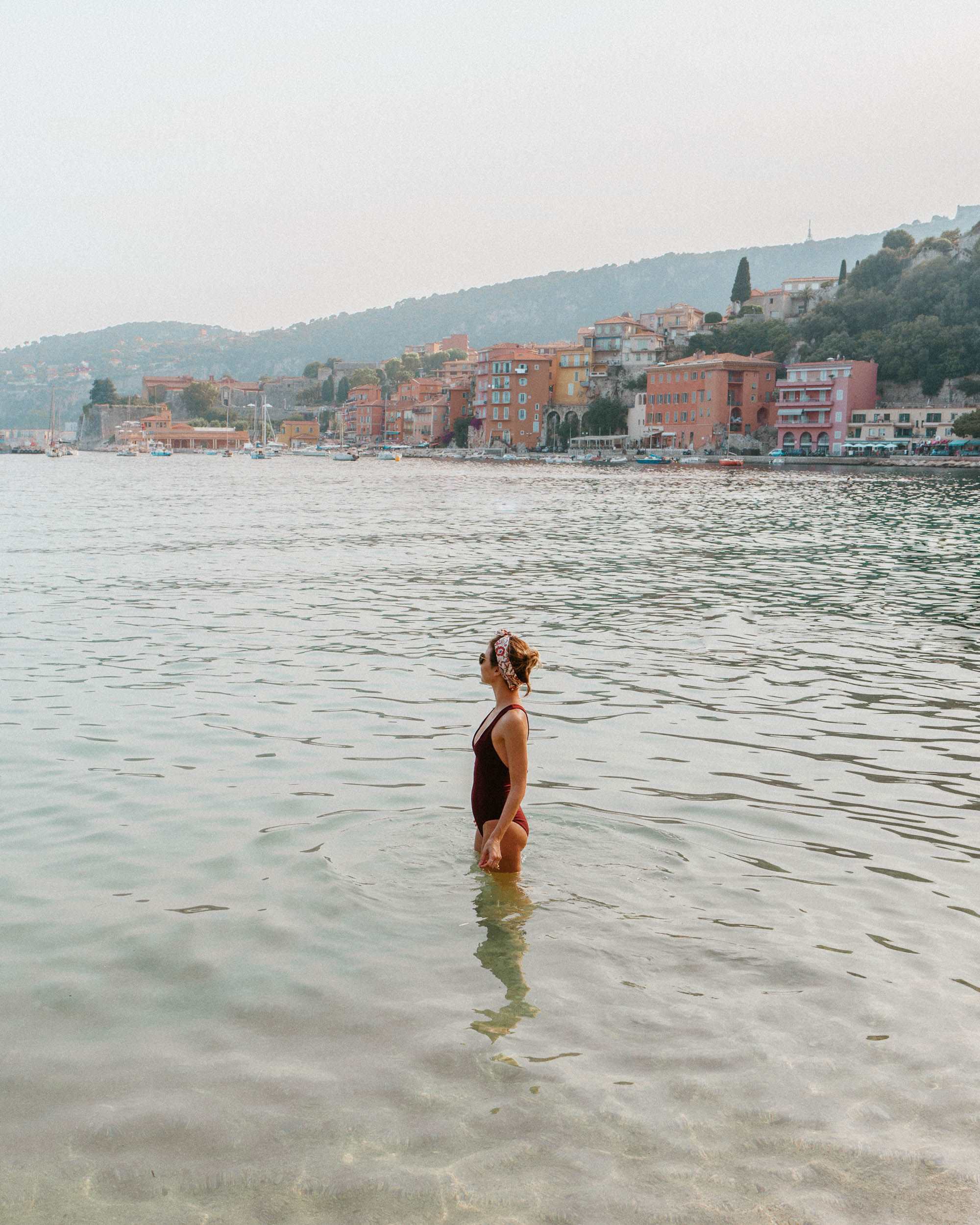 Villefranche-sur-mer beach in the French Riviera via Find Us Lost